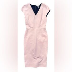 Victoria Beckham Light Pink Sheath Dress